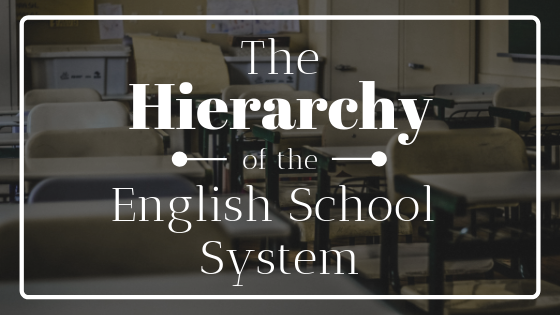 The Hierarchy of the English Education System